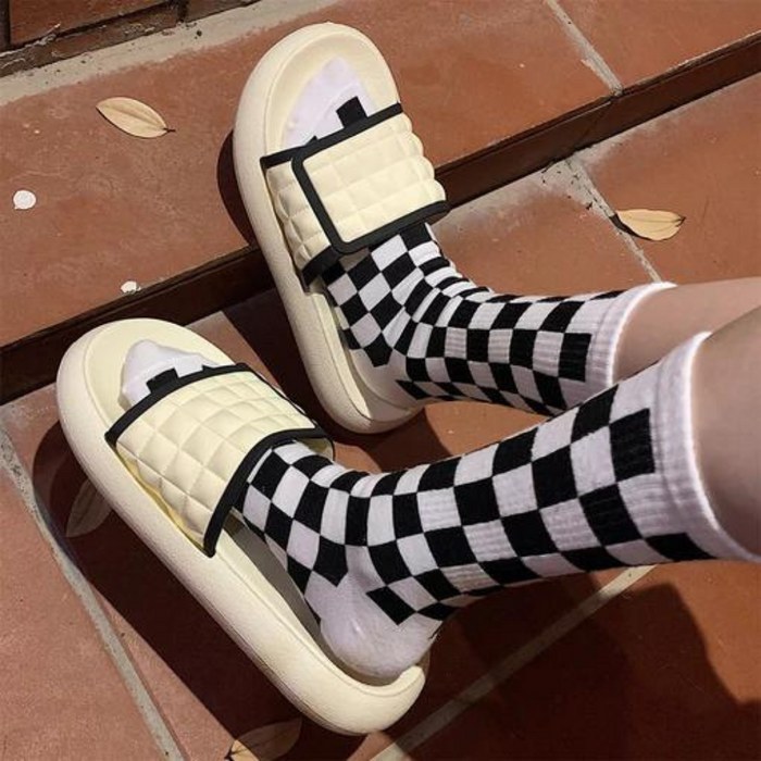 The Celeste Grid Pattern EVA Slides