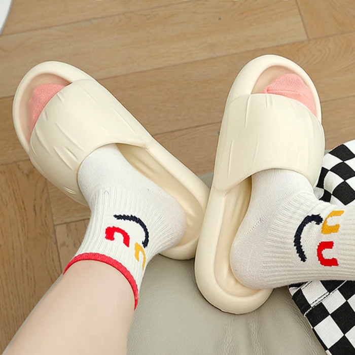 The Cushion Chunky Strap Slides