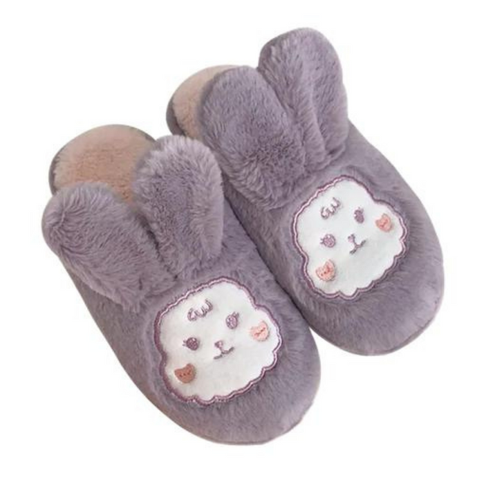 Stacie Bunny Flower Indoor Slippers