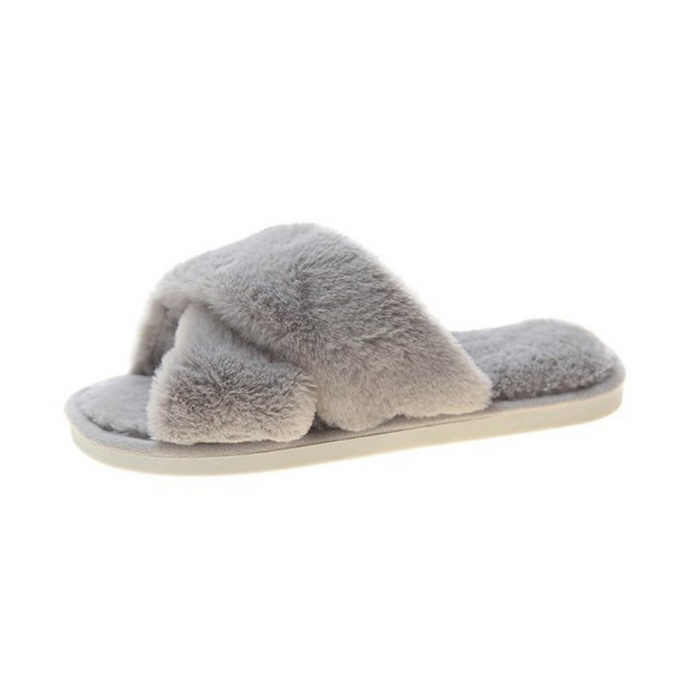 The Fancy Faux Fur Slides