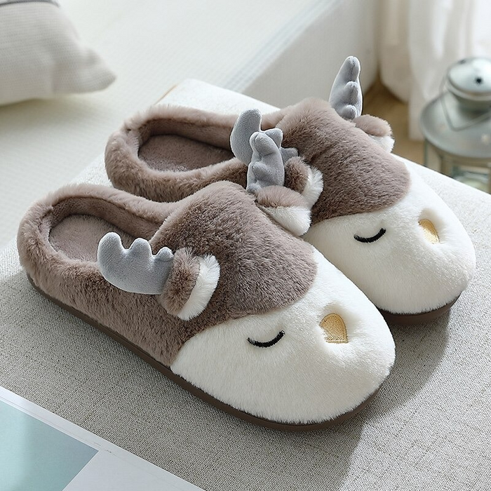 The Sleepy Animal Warm Home Slippers