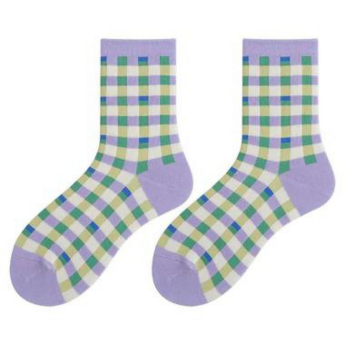 Savannah Printed Cotton Socks