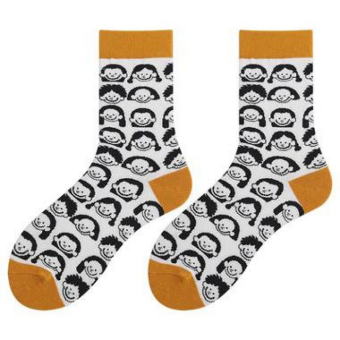 Helga Multi Print Fit Socks