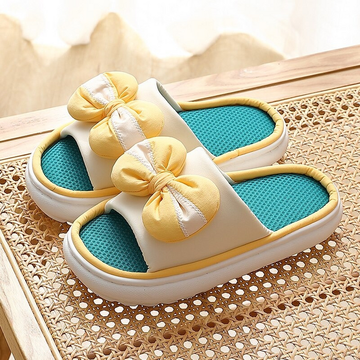 The Summer Platform Bow Slides