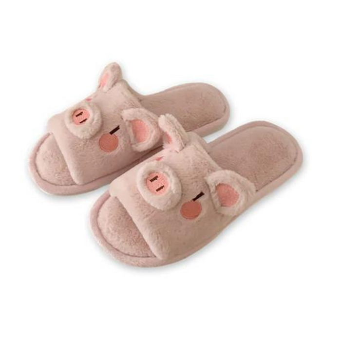 The Genevieve Pig Face PVC Slides