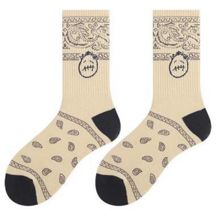 Twila Printed Cotton Socks