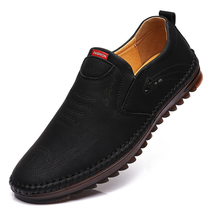 Men's Casual Fashionable Soft-Sole Leather Shoes