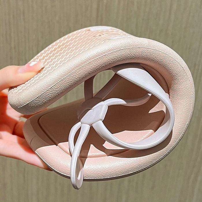 The Plush Sole Bow Flip Flops