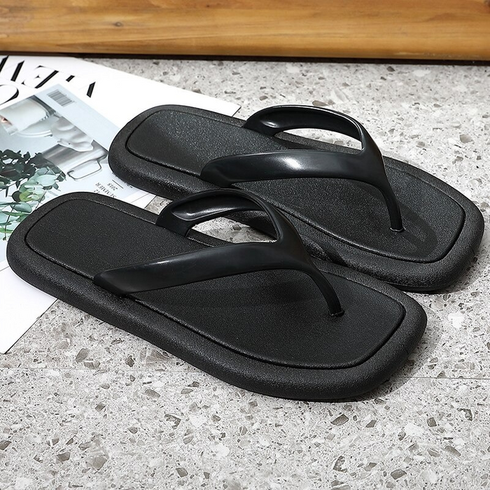 The Square Toe Flip Flops