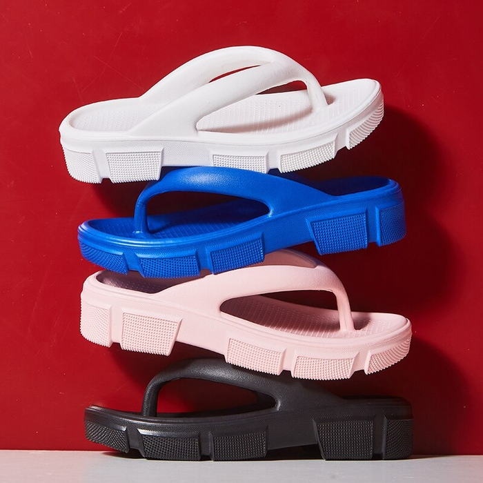 The Platform Thick Straps Flip Flops