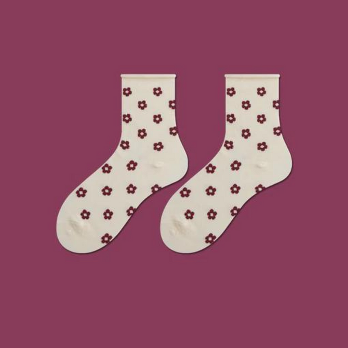 Janna Cute Cotton Socks