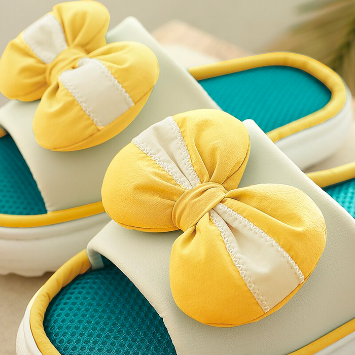 The Summer Platform Bow Slides