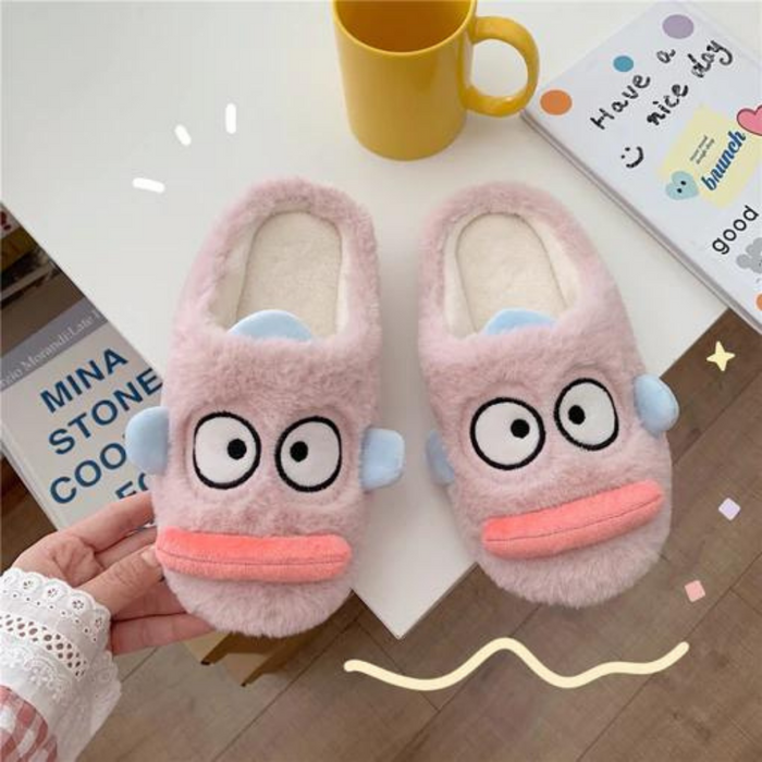 The Jodi Fluffy Fabric Slides For Home