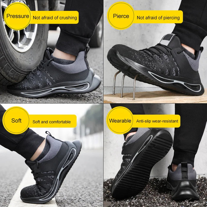 Men's Anti Smashing Anti Slip Wear Resistant Shoes