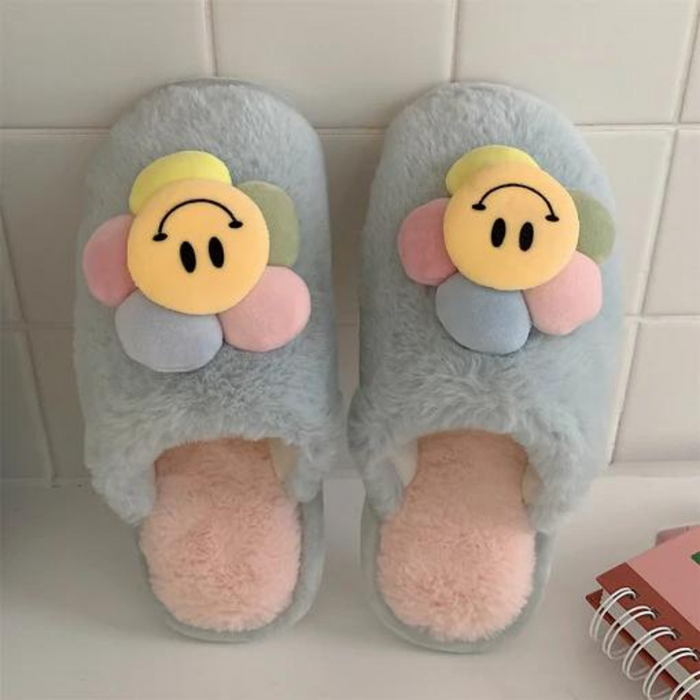 Stacie Bunny Flower Indoor Slippers