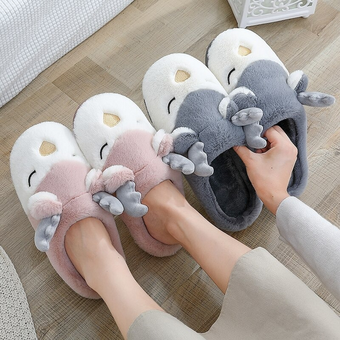 The Sleepy Animal Warm Home Slippers