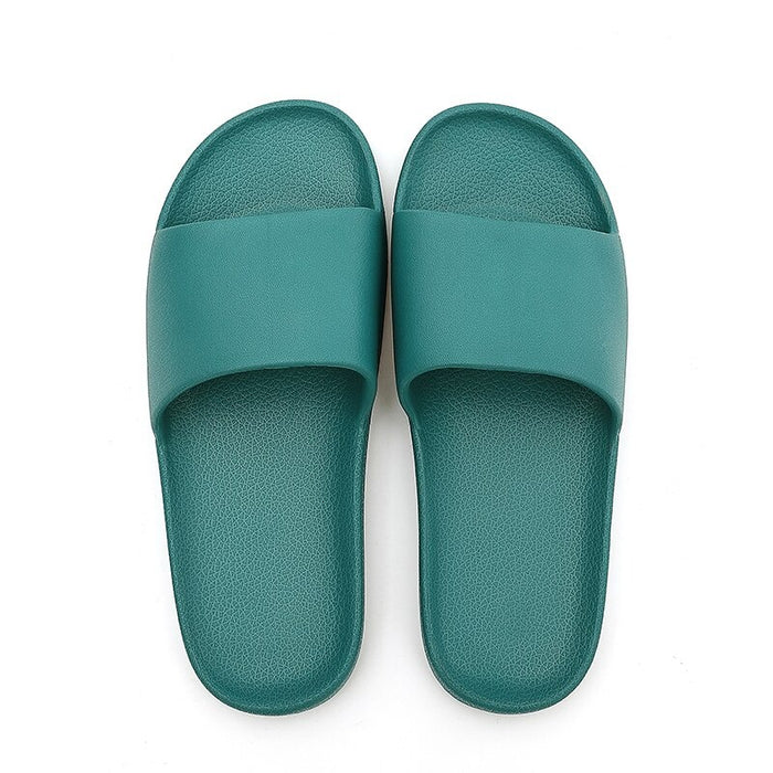 The Solid Colored Cushion Slides