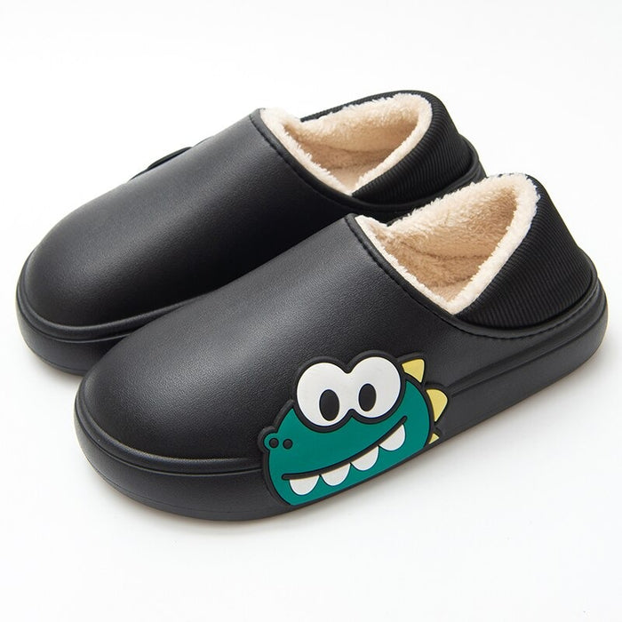 The Cute Dinosaur Themed Waterproof Slippers