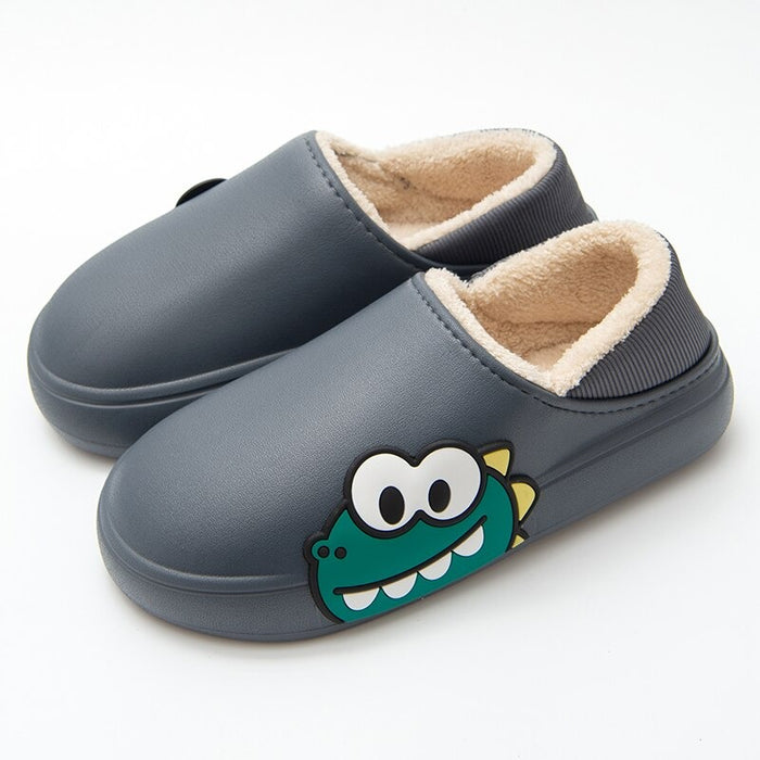 The Cute Dinosaur Themed Waterproof Slippers