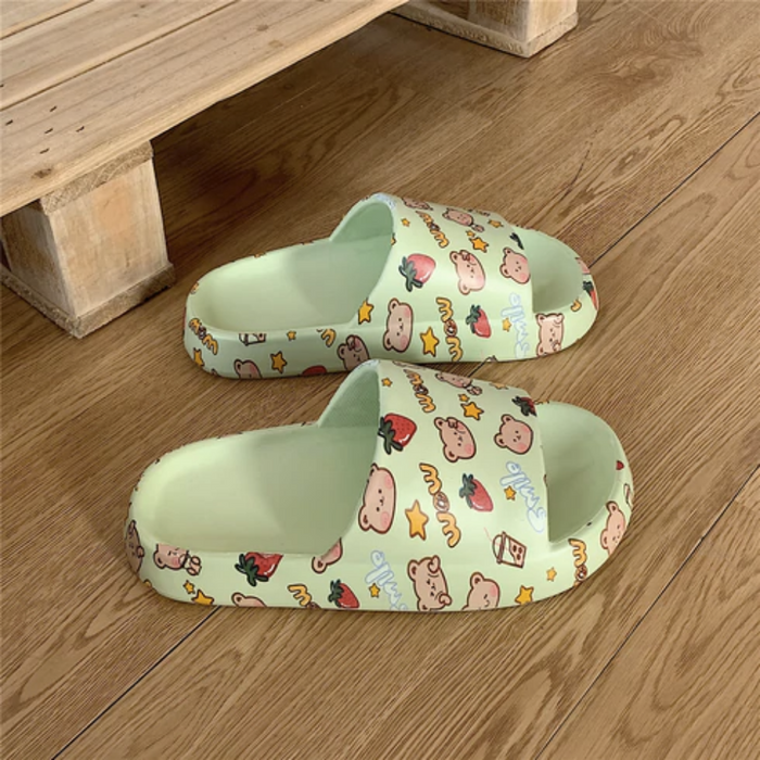 The Mallory Cute Print EVA Slides