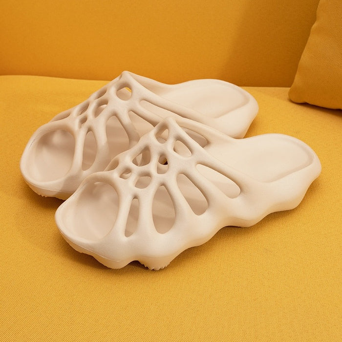 The Patterned Cloud Cushion Slides