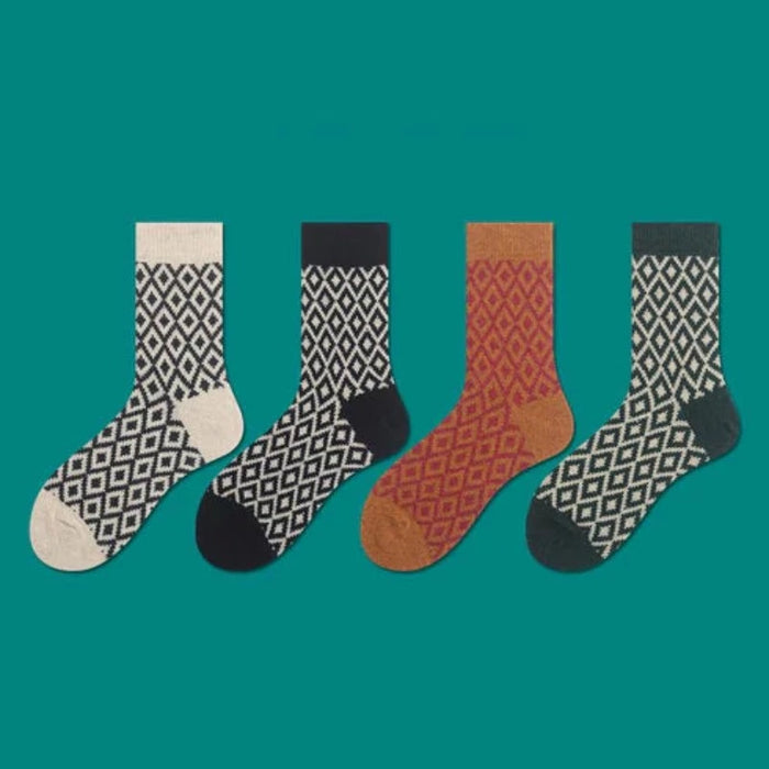 The Lashonda Print Colored Socks