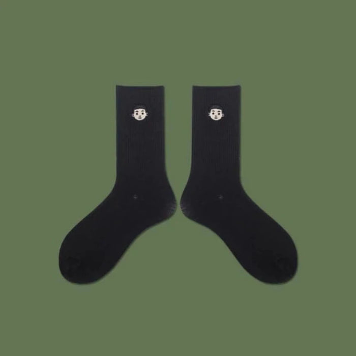 The Alfreda Black And White Socks