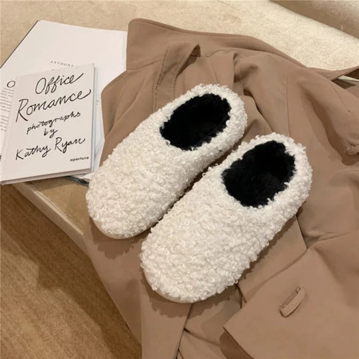 Simple Fluffy Verna Slippers