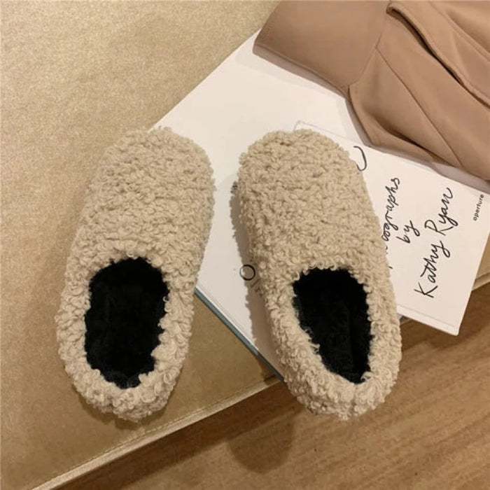 Simple Fluffy Verna Slippers