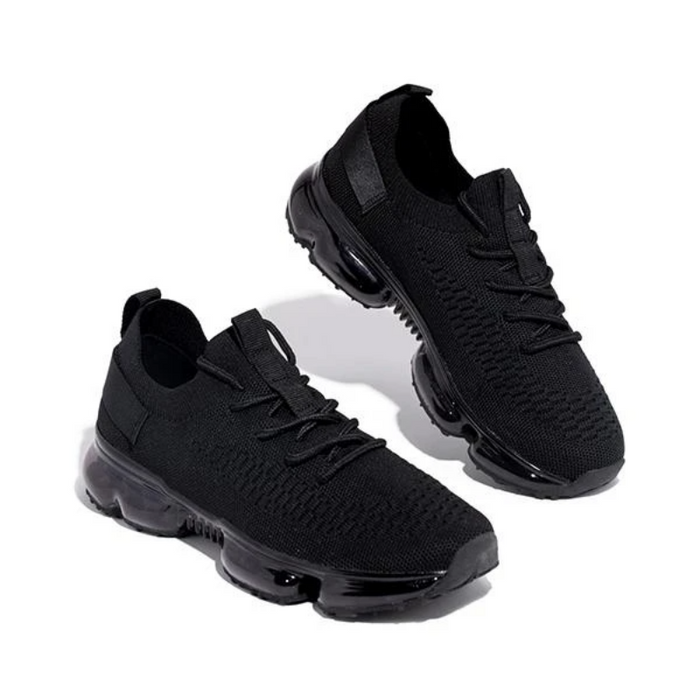 Black Comfy Cushion Sneakers.