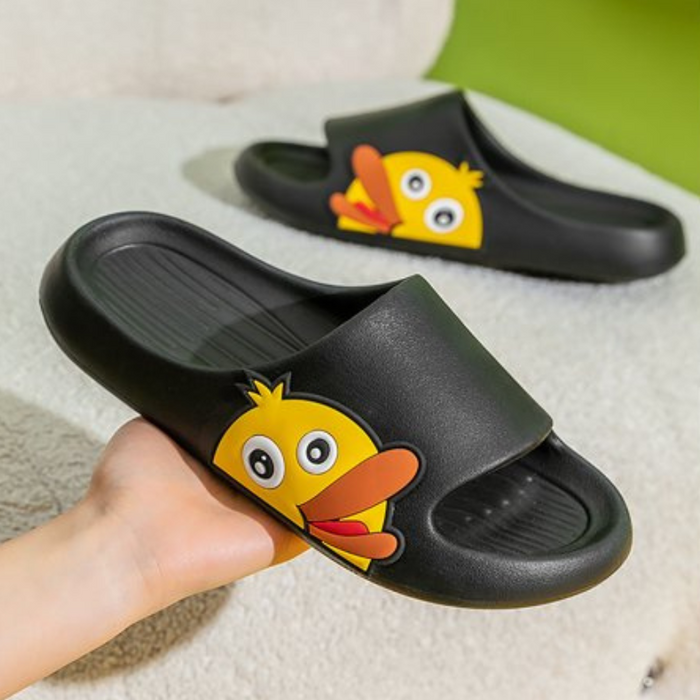 The Duck Themed Open Toe Slides