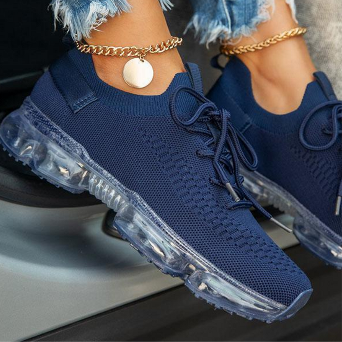 Blue Comfy Air Cushion Sneakers.