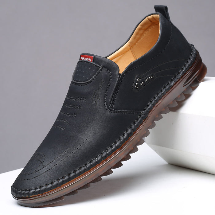 Men's Casual Fashionable Soft-Sole Leather Shoes