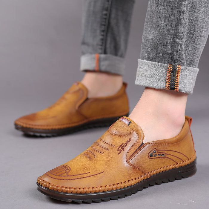 Men's Casual Fashionable Soft-Sole Leather Shoes