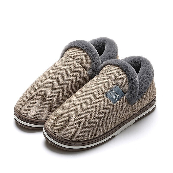 The Women Winter Home Plush Slippers