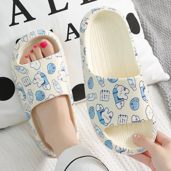 The Patterned Waterproof Slides