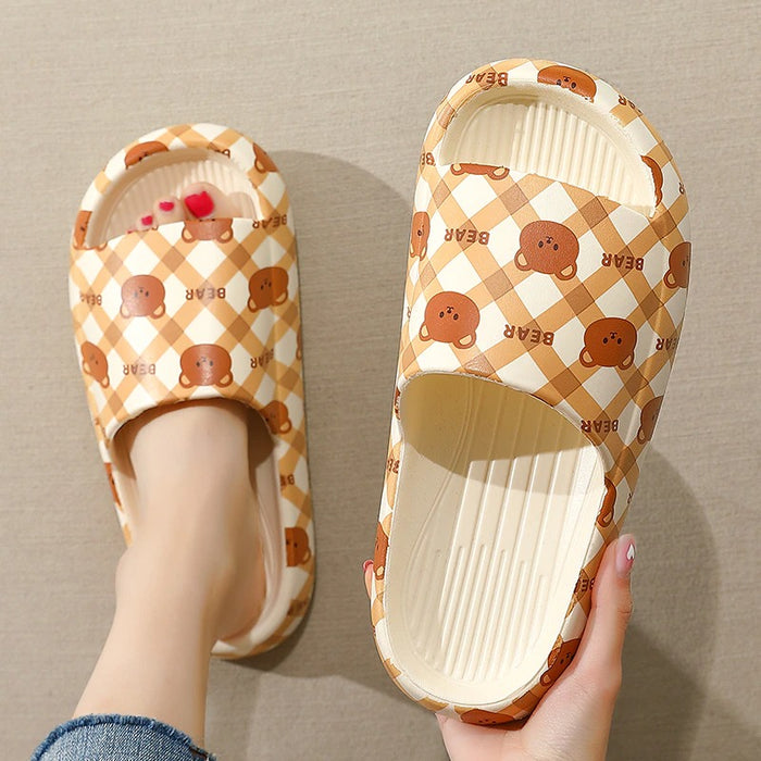 The Patterned Waterproof Slides