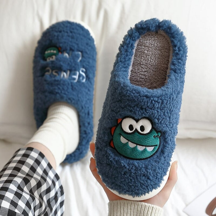 The Plushy Dinosaur Slippers