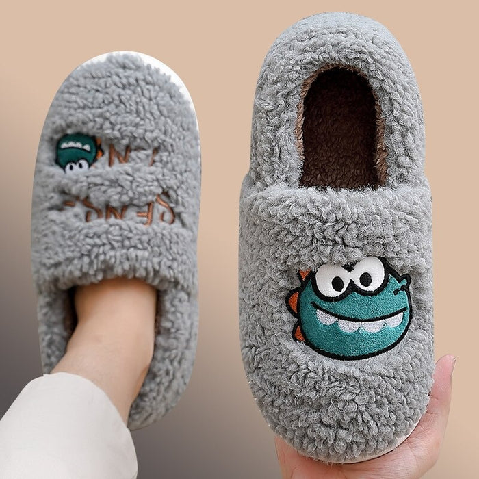 The Plushy Dinosaur Slippers