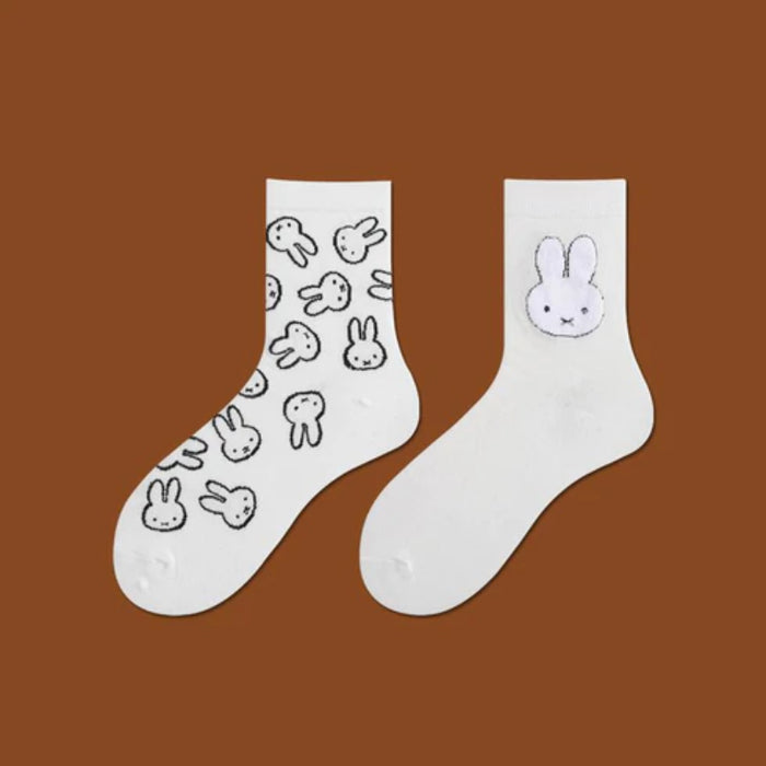 The Nona Bunny Design Socks