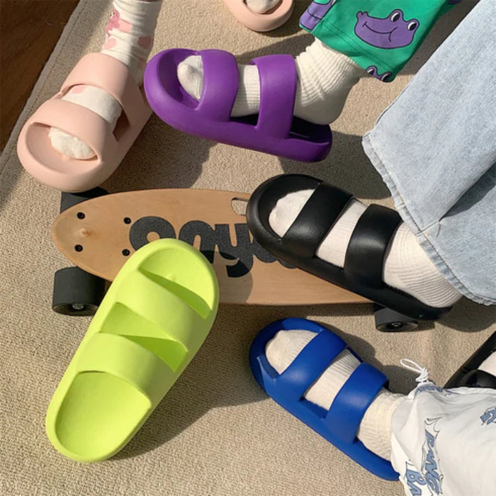 The Jonnie Plain Colored EVA Slides