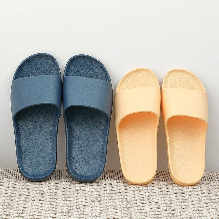 The Solid Colored Cushion Slides