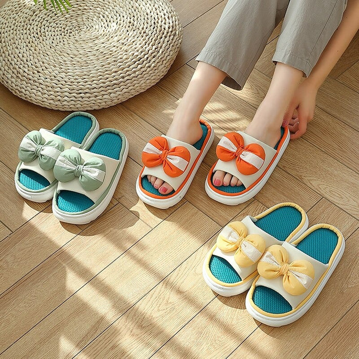 The Summer Platform Bow Slides