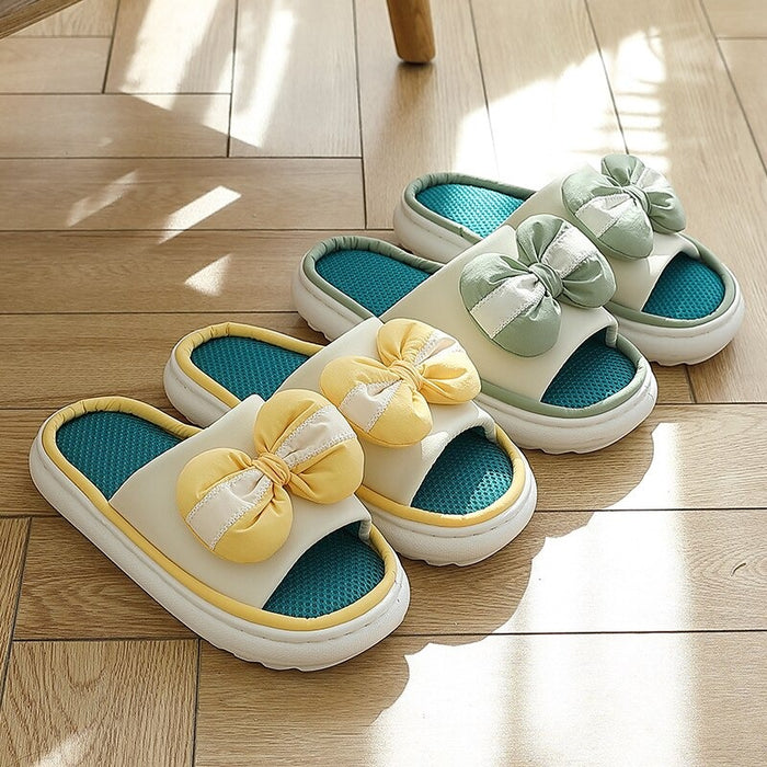 The Summer Platform Bow Slides