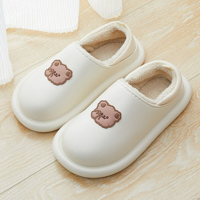 The Cute Colorful Cartoon Bear Slippers