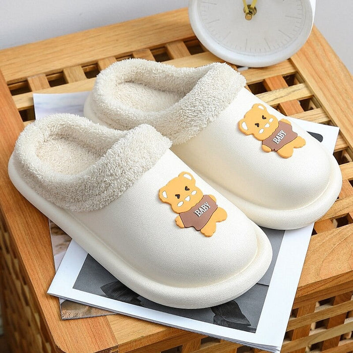 The Winter EVA Waterproof Bear Slippers for Men and Women