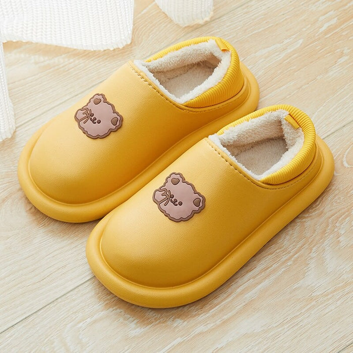 The Cute Colorful Cartoon Bear Slippers