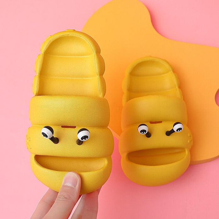 The Soft Sole Waterproof Caterpillar Slides For Kids